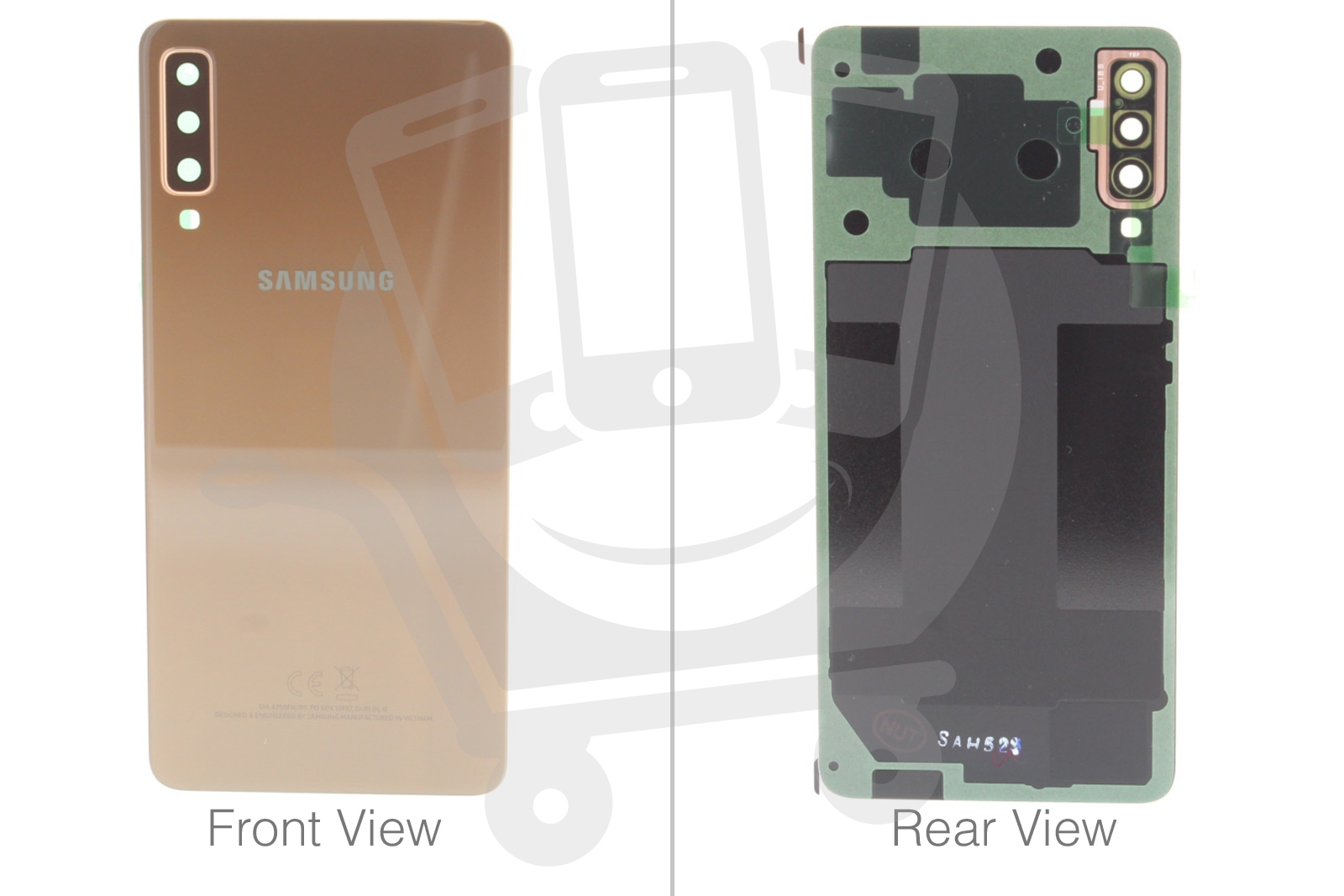 Official Samsung Galaxy A7 2018 SM-A750 Gold Battery Cover GH82