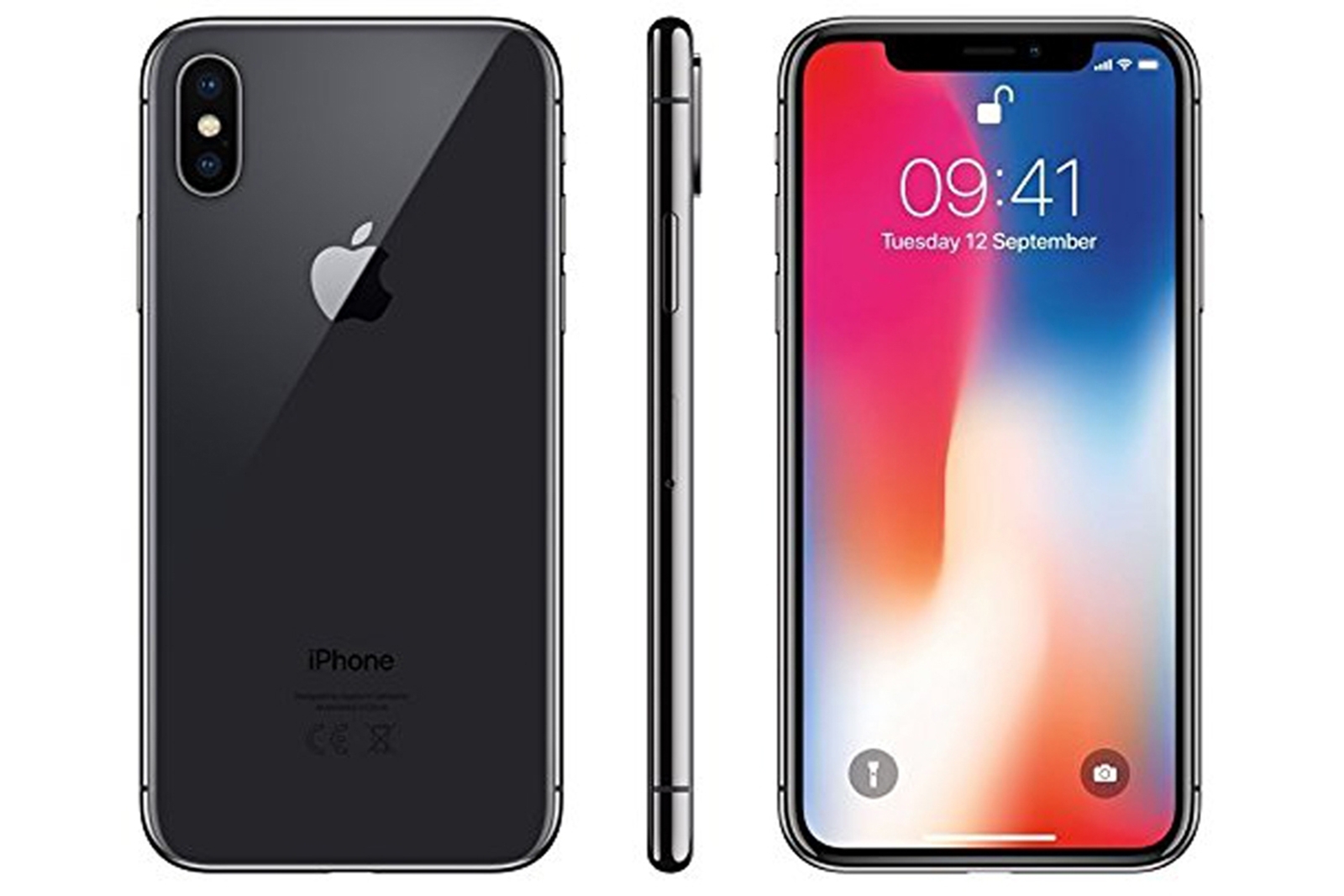 Apple iPhone X, 64GB Space Gray 【ジャンク】 iPhoneX/64GB/Space